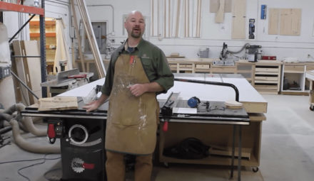 Jointing Lumber on your SawStop Table Saw