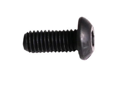 M5x0.8x12 Button Head Socket Screw (black zinc)