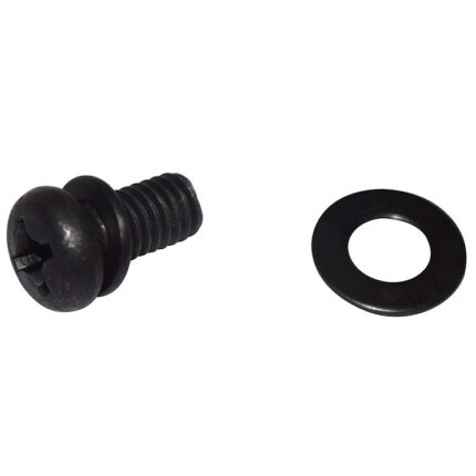 M6x1.0x12 Pan Head Philips Screw (w/ M6 lock washer)