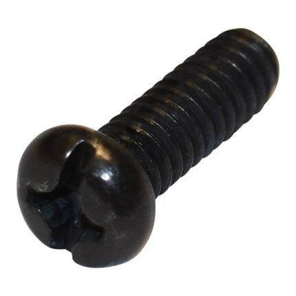 1/4"-20x3/4" Pan Head Phillips Screw (Black Zinc)