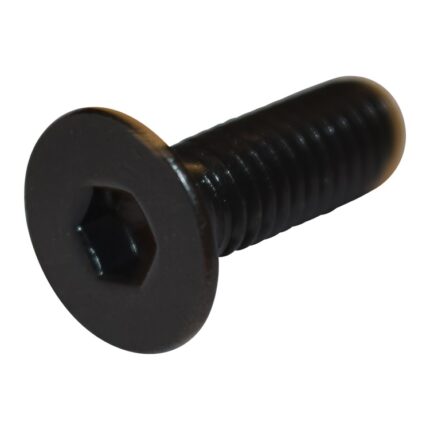 M6x1.0x18 Flat Head Socket Screw (Black Zinc)