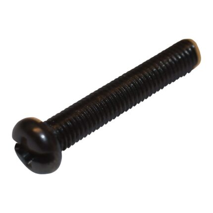 M5x0.8x30 Pan Head Phillips Screw (Black Zinc)